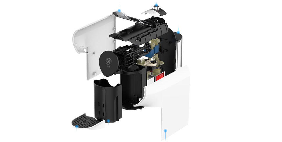 продуманная конструкция кофемашины для удобного приготовления вкусного кофе