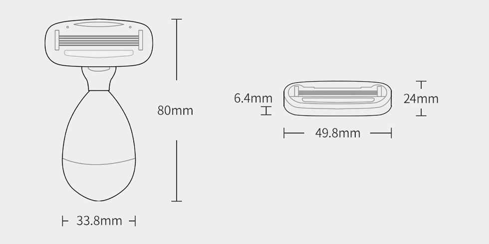 Женская бритва Mijia Youpin ZhiBai lady DL2, розовый фото 3